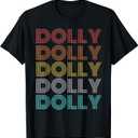 Retro Vintage Dolly T-Shirt, L