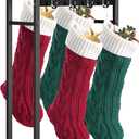 ELYKEN Christmas Stocking Holder Stand for Floor, 2 Tier Free Standing Stocking Rack with 8 Removable Hooks, Heavy Duty Metal Xmas Stocking Hanger Stand with Adjustable Feet, Black