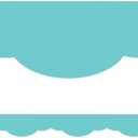 Teacher Created Resources Light Turquoise Fancy Scallops Border Trim (TCR9139)