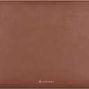 Comfyable Slim Protective Laptop Sleeve Compatible with 13/13.3/14 Inch MacBook Air & MacBook Pro, Mac Travel Case, Laptop Pouch, Slim PU Leather Cover M5/M4/M3/M2/M1 2025-2021, Brown