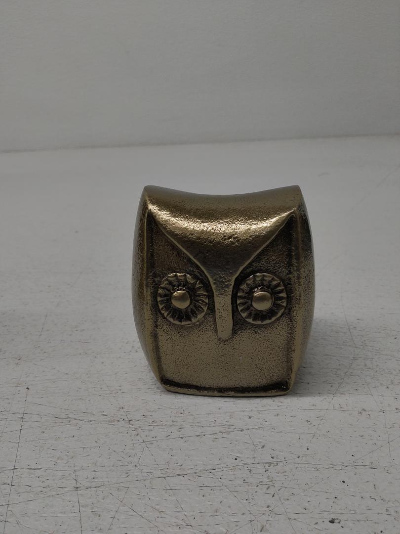 4.5 IN Aluminum Owl Gold