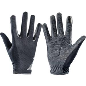 SUJAYU Full Finger Hiking & Cycling Gloves - Thin Gloves for Men & Women - UV Protection, Great for Adult Bikes, Driving & Gym (Large, Black)
