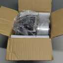 4" Dryer Vent Cover Outdoor,Dryer Vent Cover for Exterior Wall Vent Hood Outlet Air Vent,Dryer Vent Cover Outside,Exterior Dryer Exhaust Vent Cover Cap for House AC,Through Wall Dryer Vent Kit,Black