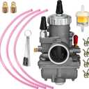3130383 3130424 Carburetor Kit for Polaris 4-Stroke Trail Boss Blazer Sportsman Scrambler 250 300 350L 400 400L, Big Boss Xplorer Xpress 30mm Carb