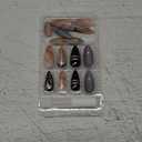 White Press on Nails Long Coffin, French Tip Fake Nail for Women with Nude Pink Pearl Design, Acrylic fake on Nail Cute False Nails, Full Cover Stick on Nails for Wedding Birthday 24Pcs