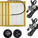 4Pcs Car Seat Cover Accessory Kit with 2 Stage Circular Switch for All Kinds of Family Cars, Pickup Trucks, SUVs, RVs, Replacement Car Seat Cover Accessory Kit