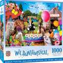MasterPieces - 1000 Piece Jigsaw Puzzle, Birthday Party, Funny Animals, Activity for Adults, Family, Kids, Matte Finish, 19.25" x 26.75"