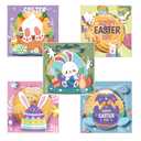 Colodeol 300 PCS Small Easter Cellophane Treat Bag,Easter Clear Self Adhesive Candy Bags,Plastic Cookie Bags Goodie Bags for Party Favor Supplies