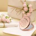 GAOLZIUY Compact Mirror, Rose Gold Special Aunt Hand Mirror, 2.5 inches, Portable, Home Mirror for Mother's Day, Birthdays
