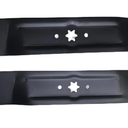742-0616a Lawn Mower Mulching Blade compatible Craftsman PYT9000 T1100 T7800 YT3000 42 Inch Deck - Heavy Duty Blade Replaces MTD/Cub Cadet/Troy-Bilt 742-04126 742-0616 942-0616 942-0616A - 2 Pack