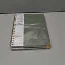 2 x 2026 Planner, Weekly and Monthly Calendar Planner from January 2026 - December 2026, 8.5" x 11" Hardcover Leather Hourly Appointment Book with Tabs, Spiral Daily Planners for School Work Home, Green