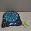 Accudart Light FX 2000 Electronic Dartboard with Vibrant LED Light Displays - Scoring Up to 4 Players - Includes 6 Soft Tip Darts, 13.5"