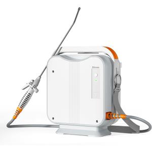 Diivoo 1.35 Gallon/5L Battery Powered Sprayer, 7.4V 2000mAh*2 Electric Weed Sprayer with 2 Adjustable Nozzles, Retractable Wand for Lawn, Garden, Yard