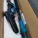 SEESII 2-in-1 Electric Pole Saws for Tree Trimming, 6 Inch Mini Chainsaw Cordless with Extension Pole, Battery Powered Pole Chain Saw, Tree Trimmer Limb Branch Cutter Pruner with 2 Battery PS600 (Blue)