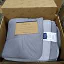 REST Evercool Cooling Comforter, King/Cali King, Blanket for Hot Sleepers, All Season Bedding for Night Sweats, Breathable Lightweight Duvet, 106x90 Inches, Cool Gray