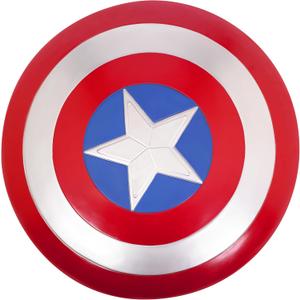 Party City Marvel Captain America: Captain America 25 Inch Shield for Adults Marvel Captain America Captain America, THE RIGHT FIT: Intended for Adults 14+.