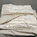 BEDELITE Velvet Quilt Set King Size - Luxury Velvet Comforter Bedding Set 3 Pieces, Lightweight Soft Cozy Shiny Cream White Oversized Bedspread Coverlet for All Seasons with 2 Pillow Shams