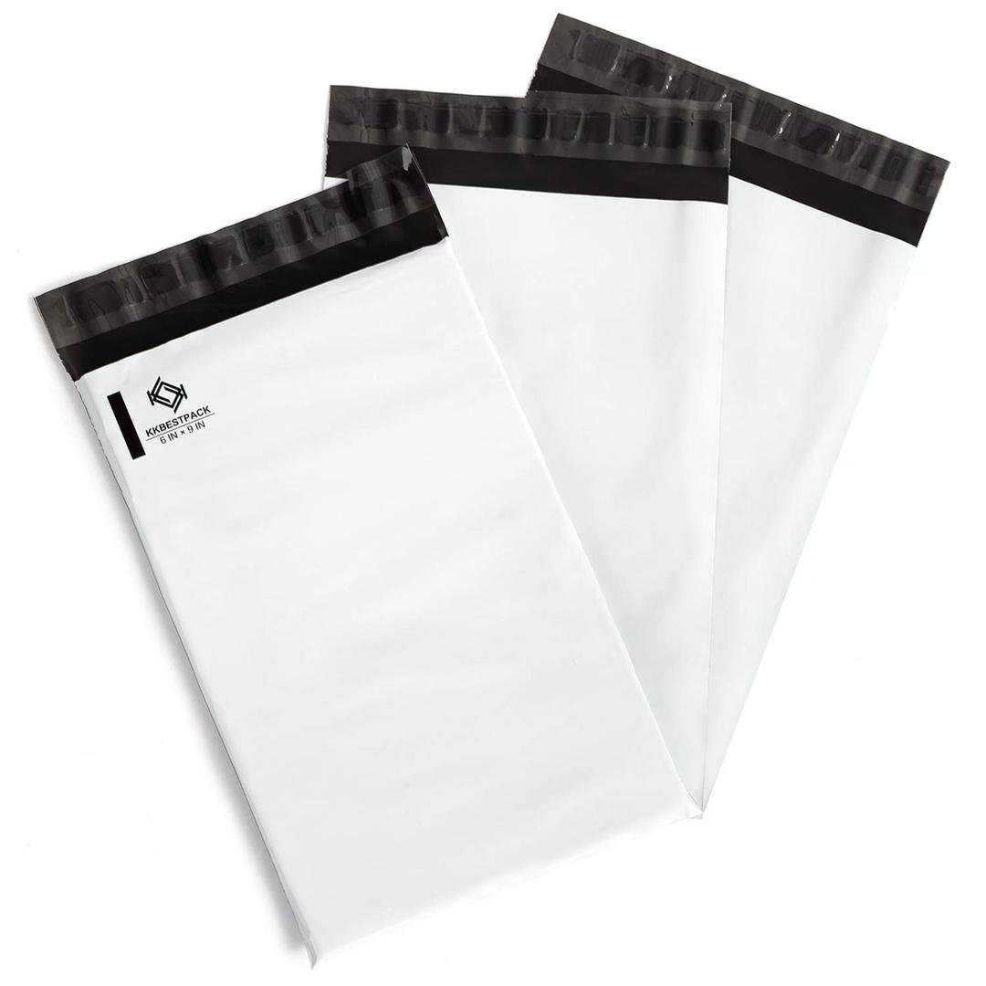 KKBESTPACK 6x9 Poly Mailers Envelope Shipping Bags Pack of 1000 (CNP9) White