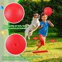 Hiboom 16 Pcs Sports Kickball Set Includes 10 Inches Playground Ball 5 Rubber Throw Down Bases Ball Pump 10 Foul Line Cones for Kids Adults Playground School Backyard Game Camps Picnic (Green, S)