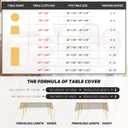 Horaldaily Spring Tablecloth 6084 Inch Rectangular, Plants Wild Fern Beige Washable Table Cover for Party Picnic Dinner Decor