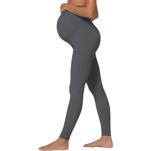 Sunzel Sunzfly Maternity Leggings for Women Over The Belly Buttery Soft Pregnancy Yoga Pants for Spring Summer Workout Lounge (Black, L)