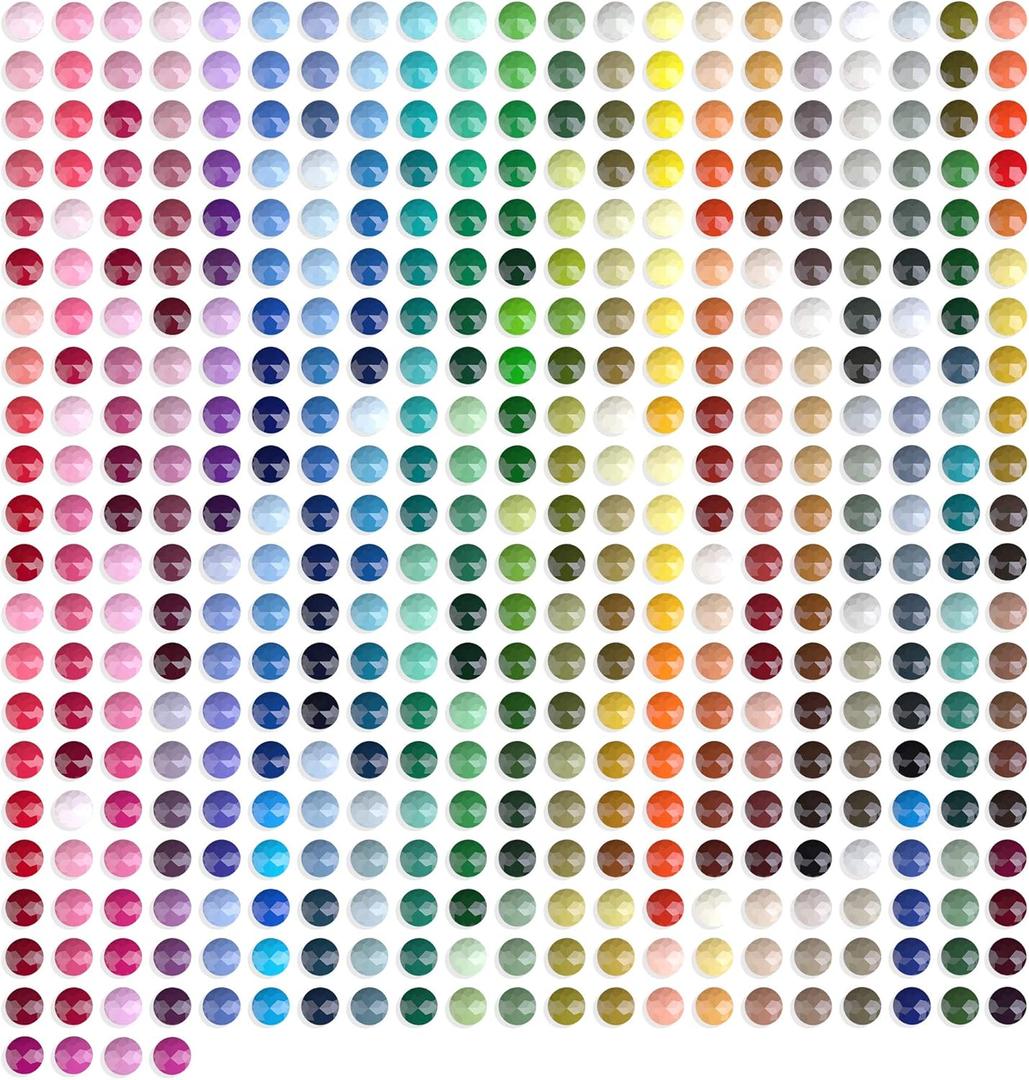 ARTDOT Beads for Diamond Painting Accessories, 89000 Pieces 445 Colors Round Beads Sparkle Rhinestones for Nails Diamond Art Crafts (200 pcs per Bag)