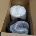 Favoyard Deep Seat Patio Cushions Rainproof & Fadeness Furniture Cushion Set for Outdoor with Polyester-Linen Fabric & Removable Cover, Hidden Zipper and Adjustment StapsSeat 22x22In Back 22x18.5In (Dark Gery)