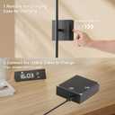 Removable Battery Operated Wall Sconces Set of Two, 24.4in Black