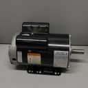 VEVOR 5HP SPL Air Compressor Electric Motor, 230V 17.6Amps, 56 Frame 3450RPM, 5/8" Keyed Shaft, 1.88" Shaft Length, Single Phase, CW/CCW Rotation (Factory Setting is CCW)