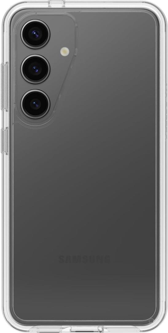 OtterBox Samsung Galaxy S24 Symmetry Series Clear Case - Clear, Ultra-Sleek, Wireless Charging Compatible, Raised Edges Protect Camera & Screen