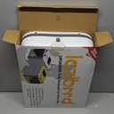 Upgraded Fully Enclosed Cat Litter Box with Lid, Covered Cat Box Enclosure, Anti-Splashing Easy to Clean Kitty Litter Boxes with Drawer, 3 Modes can Use from Kitten to Adult(White&Grey)