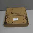 6 FT 54 LED Halloween Lights, 8 Modes & Timer Battery Operated Halloween Pumpkins Lights with Willow Vine Twig Garland, 3D Waterproof Decorations Lights for Home Indoor Wall Fireplace Mantle Party