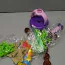 Arts and Crafts Kit for Kids Ages 4-8, Fabric Flower Bouquet Toys, DIY Flower Market Toys, Build Your Flower Bouquet, Educational Christmas Birthday Gifts for 3 4 5 6 7 8 9 Year Old Girls-Purple