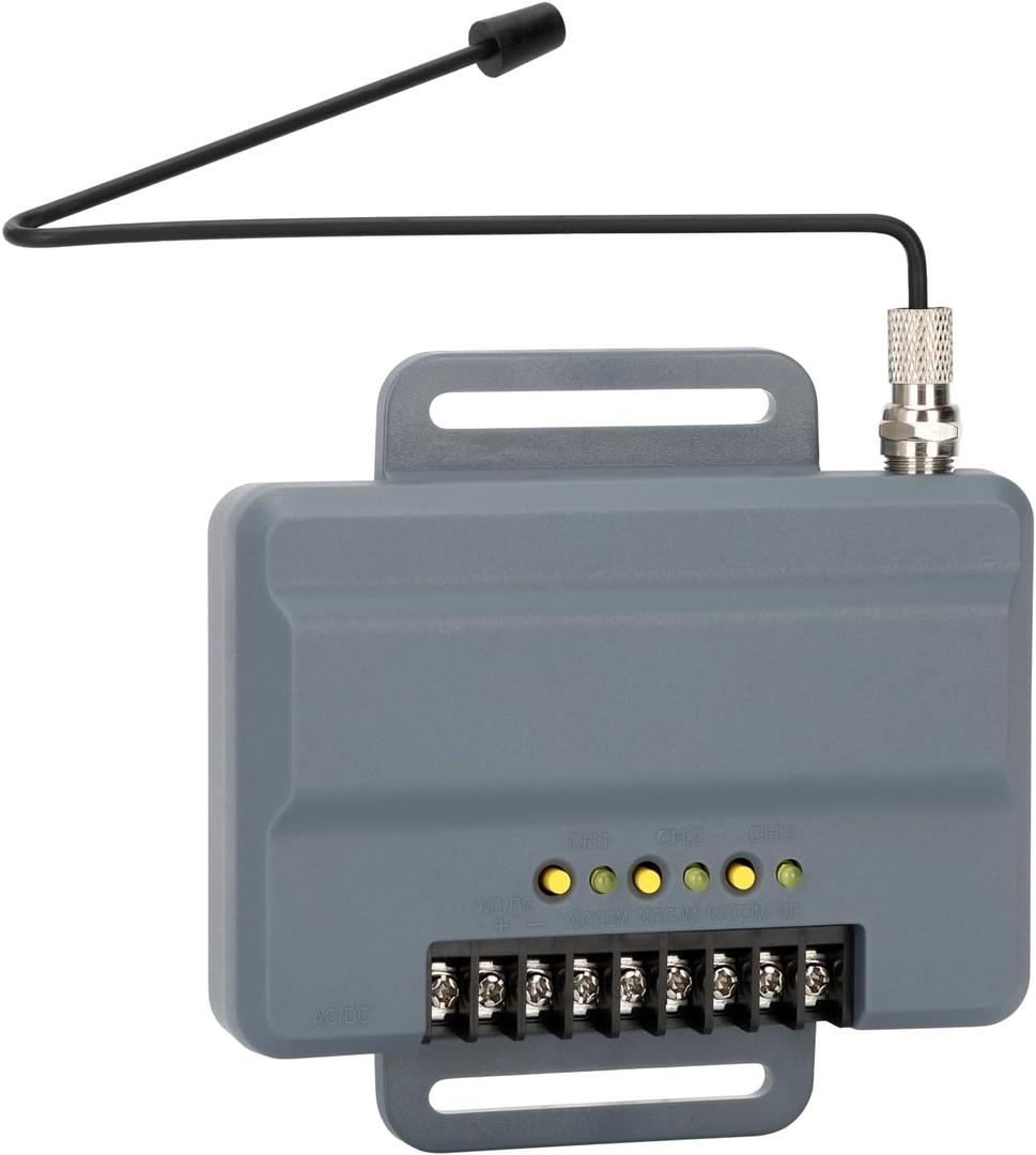 for liftmaster 850LM Universal Gate and Garage Door Opener Receiver, Compatible with Most Gate and Commercial Door Operators, 3 Channel Designed for Commercial Buildings