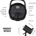 NEEWER S101-300W Strobe Flash Light with 9 Levels 150W Modeling Lamp, 300Ws GN58 5600K with Standard Bowens Mount Reflector, S1/S2 Mode Silent Fan for Photography Studio, Portrait Product Shooting