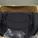 Britax UpNGo Backless Booster Car Seat, Lightweight and Portable Travel Booster with Slim Design and PosturePlus, Accommodates Kids up to 120 Lbs and 63 Raven Black, Mfd 12-27-2025