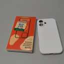 Vooii Magnetic for iPhone 17 Case, Compatible with Magsafe (Premium Liquid Silicone) (Integrated Camera Control Button) Full Body Protective Anti-Scratch Microfiber Lining 6.3", White