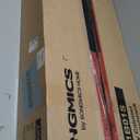 SONGMICS Mirror Jewelry Cabinet Armoire, Wall or Door Mounted Jewelry Storage, Hanging Lockable Frameless with 2 Plastic Cosmetic Organizers, Gift Idea, Black UJJC001B01