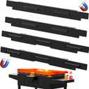 Keten Wind Guard for 36 inch Blackstone Griddle, 2-In-1 Side Guard for Use Upside & Down, Magnetic Stainless Steel Wind Screen to Protect Flames Compatible with Side Shelf, Rear Grease Cup and Hood