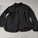 Dress Shirts for Men Fashion Long Sleeve Tops Regular Fit Button Down Shirts Stretch Wrinkle-Free Business Formal Shirt, XL, Black