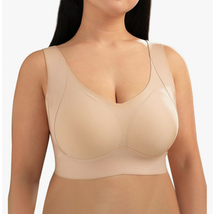 MissMi Seamless Bra for Women, Shecurve Wireless Bra With Support, Super Soft Everyday Comfort, Adjustable 3XL