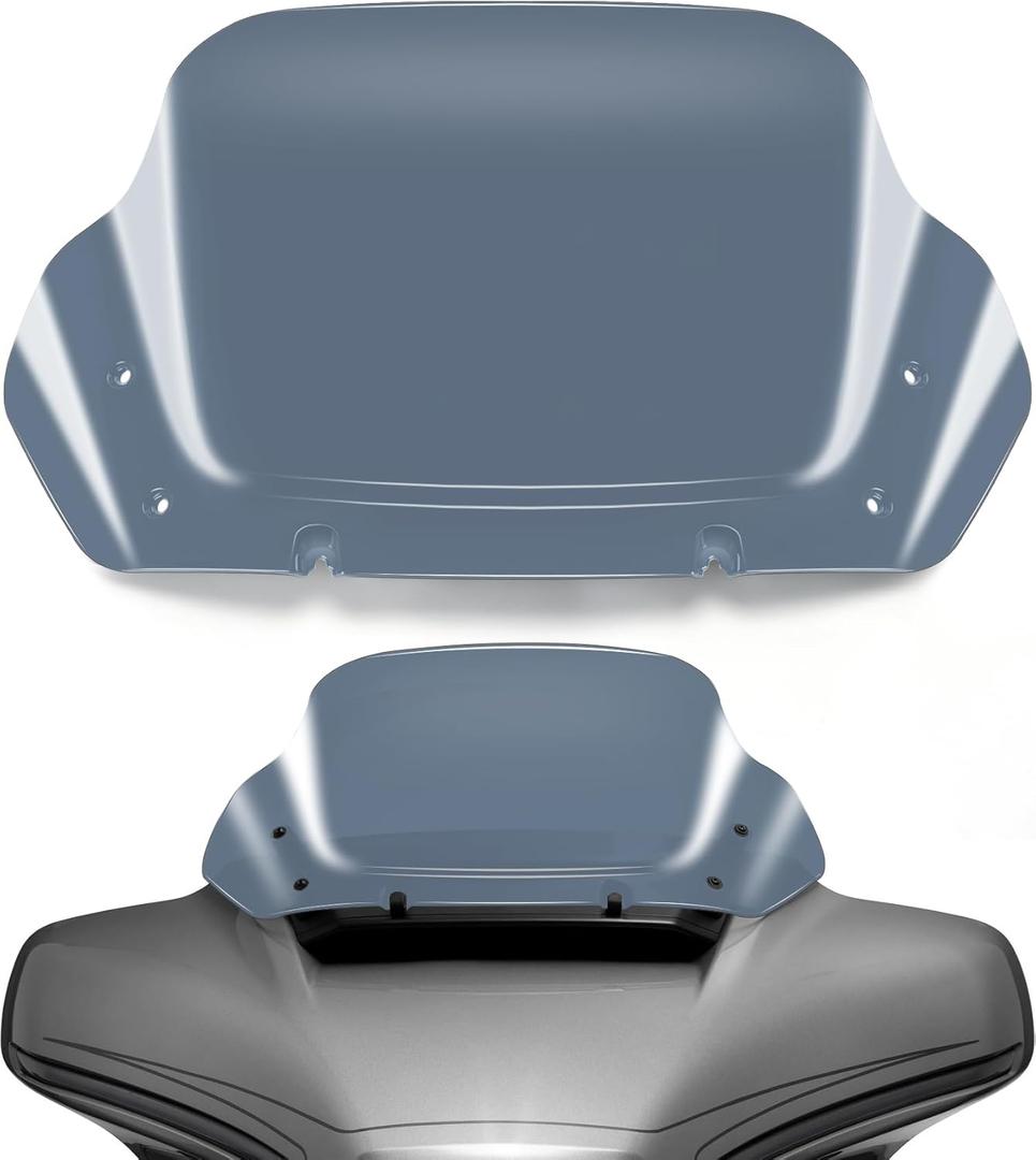 10" Wave Windshield Windscreen Wind Splitter fits for Harley Davidson CVO Street Glide FLHXSE 2023-up, Street Glide FLHX 2024-up, FLHXU 2025-up (Tint)