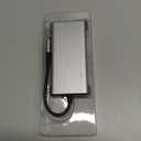 Philips USB C Hub with Power Pass-Through, 7-in-1 Multiport Adapter, 1 HDMI 4K@30Hz, 60W USB-C Power Delivery, 2 USB 3.0, 1 Ethernet, 1 SD 1 MicroSD Card Reader, DLK9120C/27