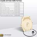 074564 Seal Plate Kit Compatible with Pentair Whisperflo & Intelliflo Pool Pumps, Includes PS-1000 & Seal Plate Gasket, Replaces 25357-300-000 V20-208
