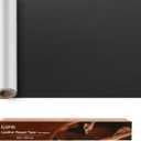 ILOFRI 16x30'' Self Adhesive Leather Repair Patch Tape, Vinyl and Leather Repair Kit for Couches, Furniture, Car Seat, Boat Seat, Sofa, Vinyl Upholstery, Chair, Interior (Dark Black) (16inx30in)