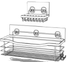 Shower Caddy with Soap Dish 
