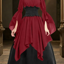 Renaissance Dress Medieval Costume Victorian Dresses Women Peasant Gothic Fairy Witch Wedding Dress S