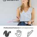 SonarPen - Pressure Sensitive Smart Stylus Pen with Palm Rejection and Shortcut Button. Battery-Less. Compatible with Apple iPad/iPhone/Android/Switch (Dirty Pink)