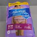 Always Discreet Incontinence & Postpartum Incontinence Underwear for Women, Small/Medium, Maximum Protection, 32 Count