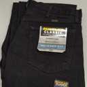 Rustler Men's Classic Relaxed Fit (34W x 32L, Black)